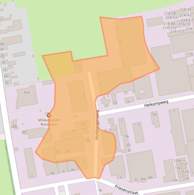 Kaart van postcodegebied 5249JR.