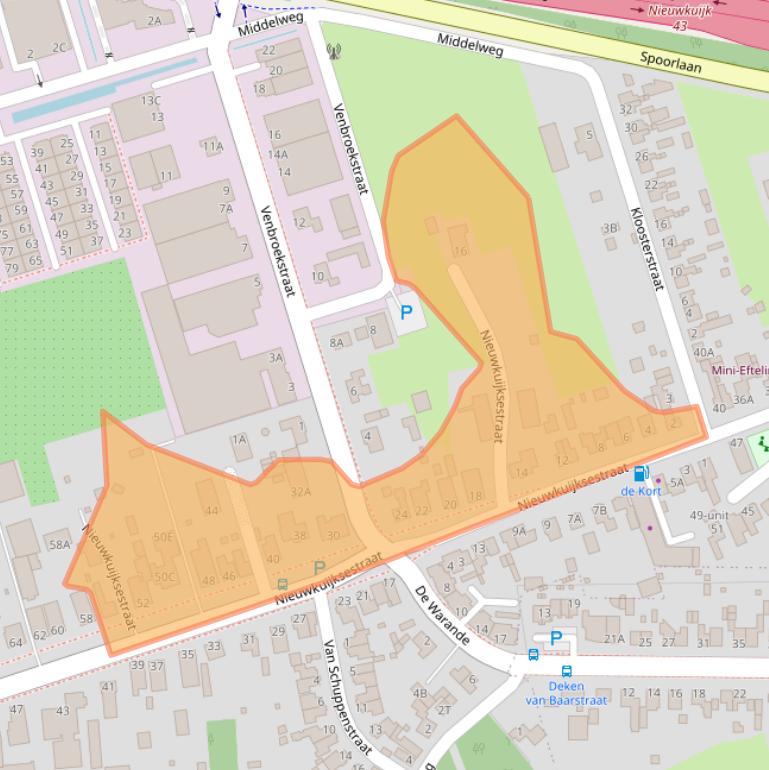 Kaart van postcodegebied 5253AH.