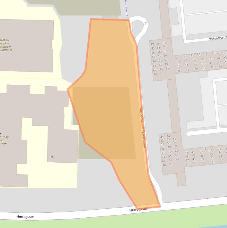 Kaart van postcodegebied 5262HV.