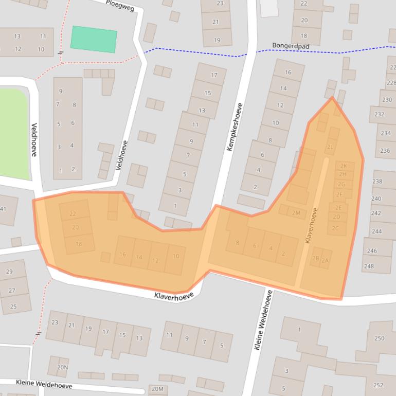 Kaart van postcodegebied 5262NM.