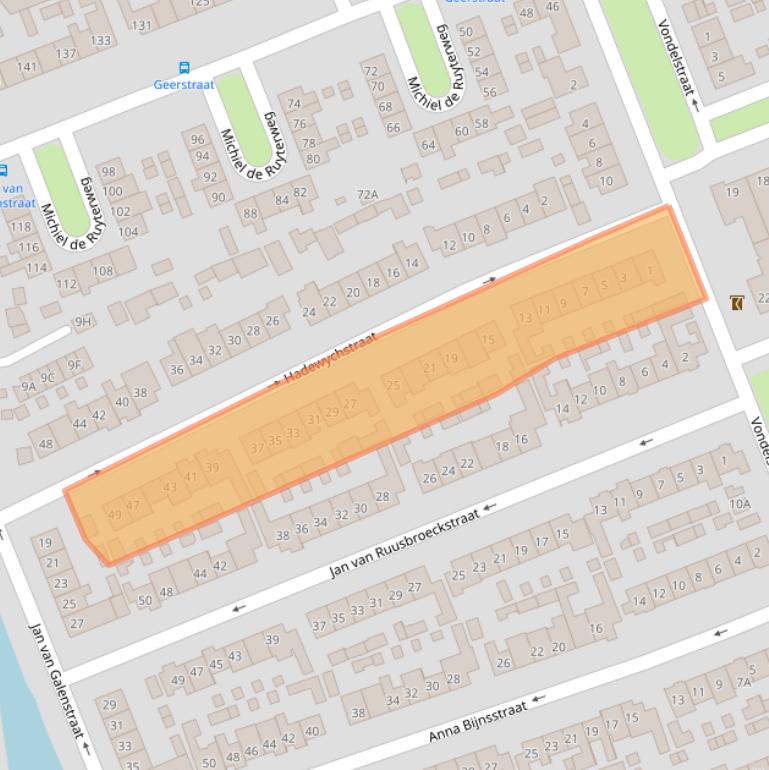 Kaart van postcodegebied 5262TA.