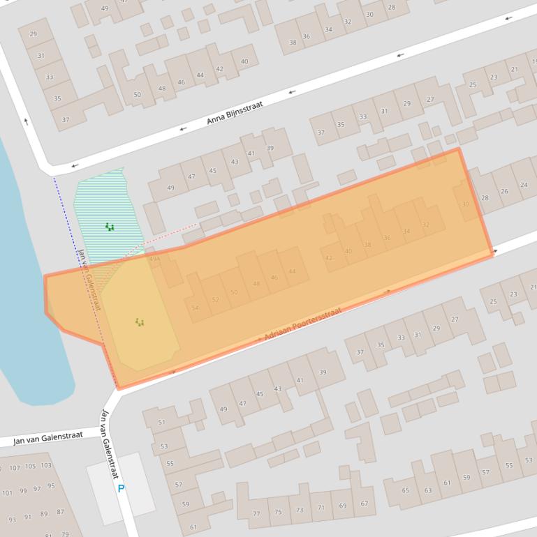 Kaart van postcodegebied 5262TK.