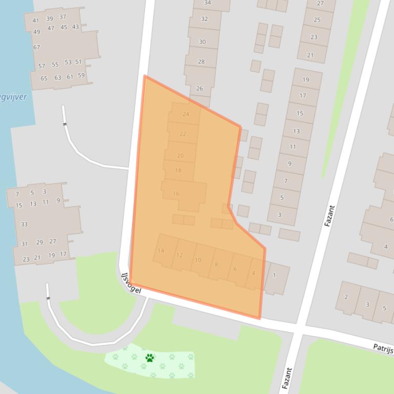 Kaart van postcodegebied 5262WJ.