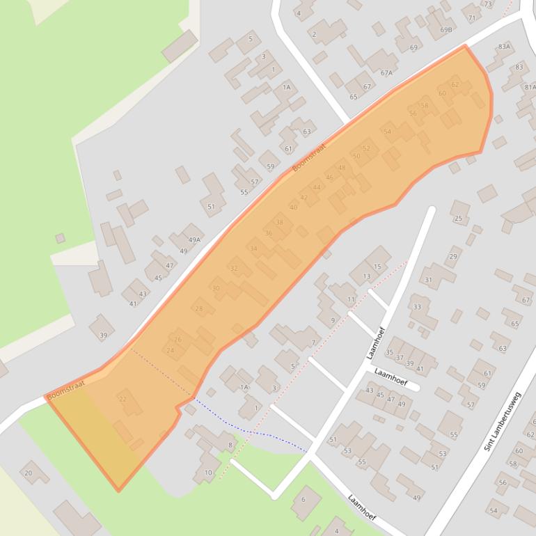 Kaart van postcodegebied 5291AG.