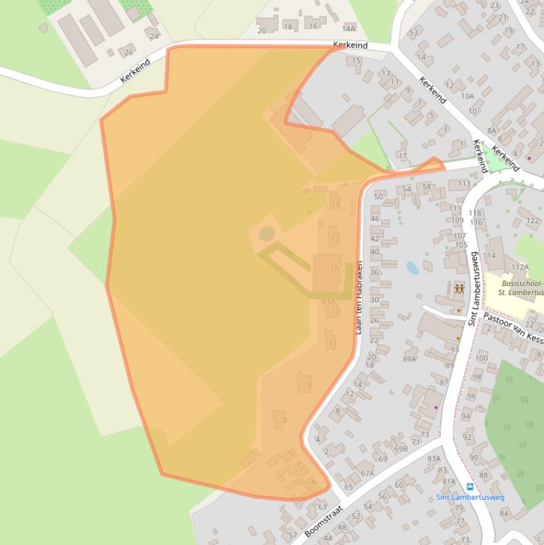 Kaart van postcodegebied 5291AH.