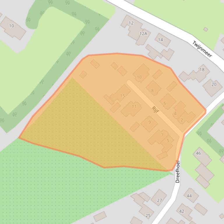 Kaart van postcodegebied 5291NW.