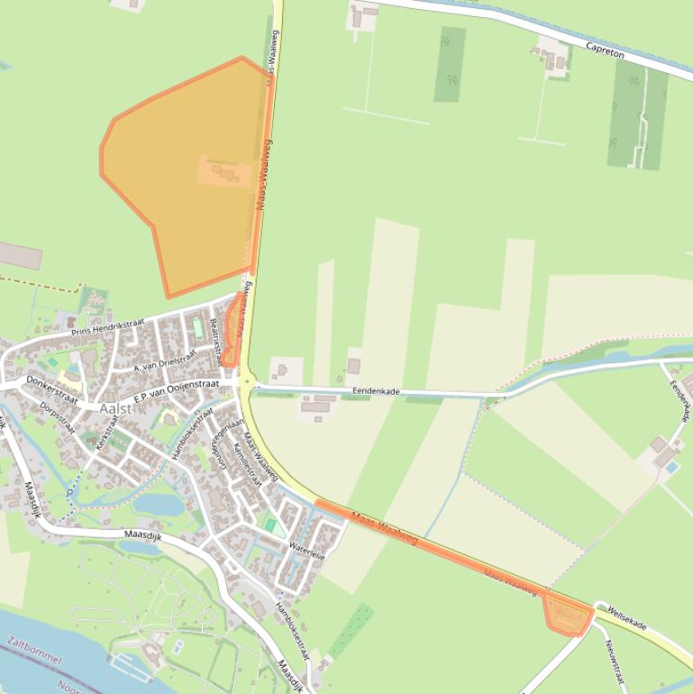 Kaart van postcodegebied 5308NS.