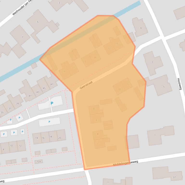 Kaart van postcodegebied 5321SW.