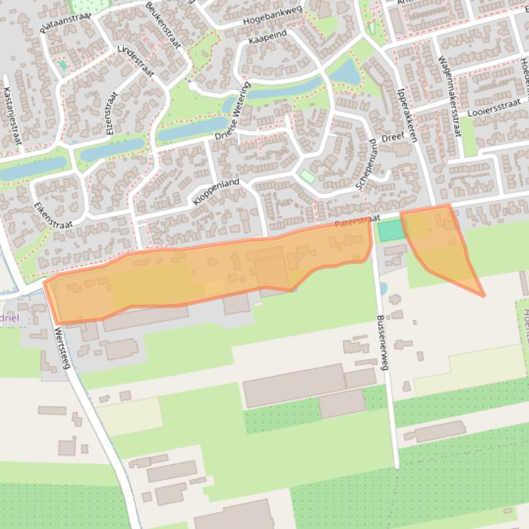 Kaart van postcodegebied 5331EB.