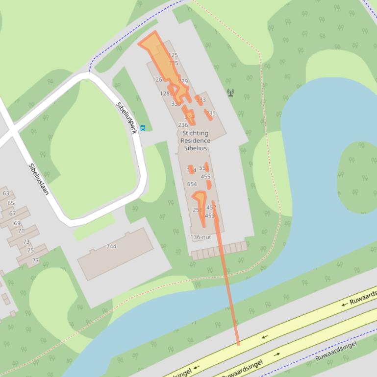 Kaart van postcodegebied 5343BN.