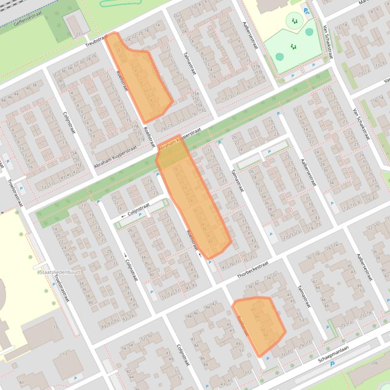 Kaart van postcodegebied 5344GG.