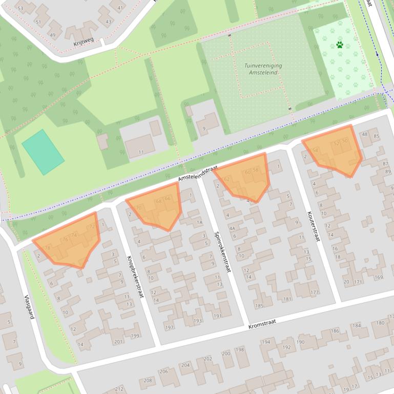 Kaart van postcodegebied 5345AX.