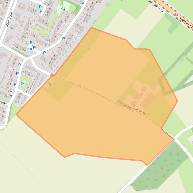 Kaart van postcodegebied 5364PJ.