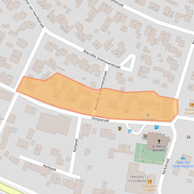 Kaart van postcodegebied 5367AL.