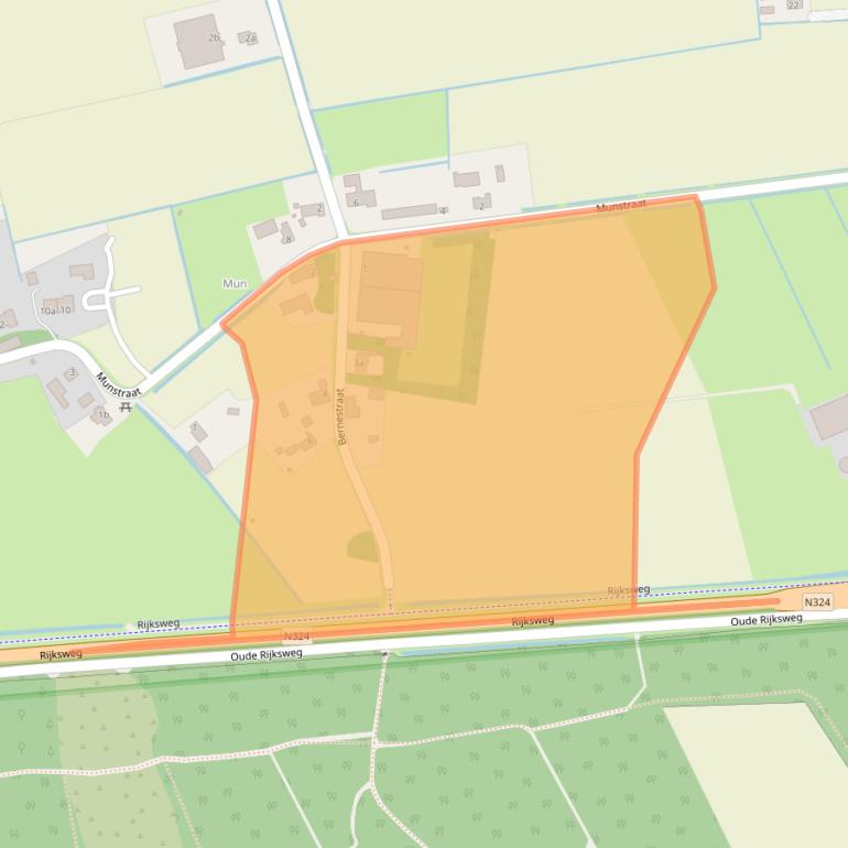 Kaart van postcodegebied 5374PE.