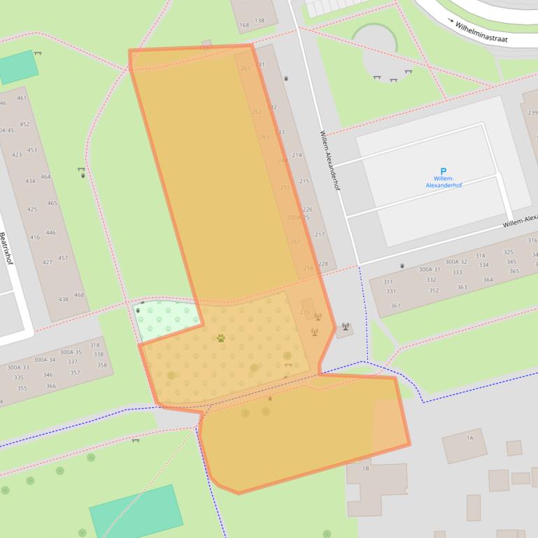 Kaart van postcodegebied 5401DD.