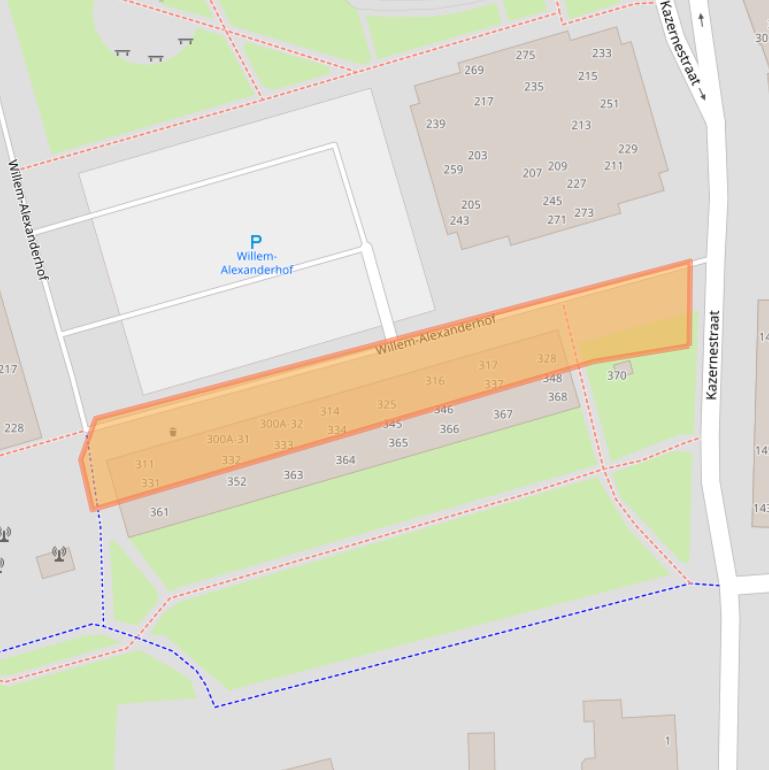 Kaart van postcodegebied 5401DE.