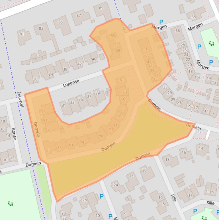 Kaart van postcodegebied 5421AP.