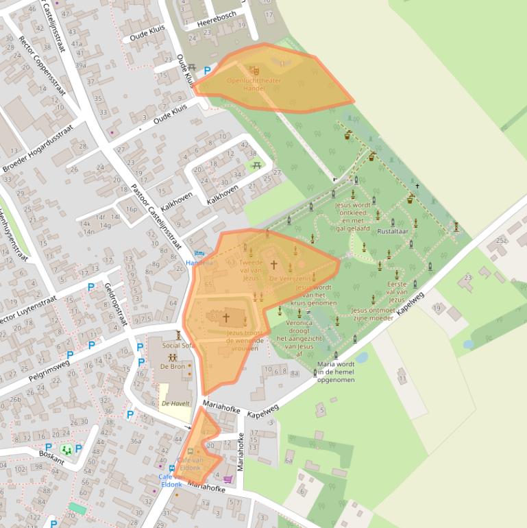 Kaart van postcodegebied 5423SJ.
