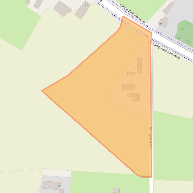 Kaart van postcodegebied 5451JB.