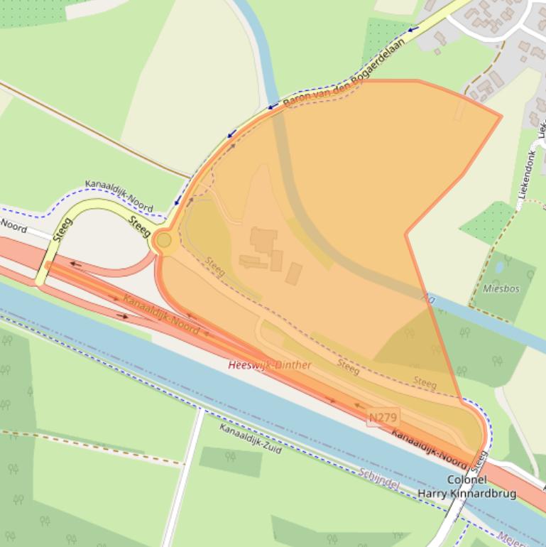 Kaart van postcodegebied 5473KV.