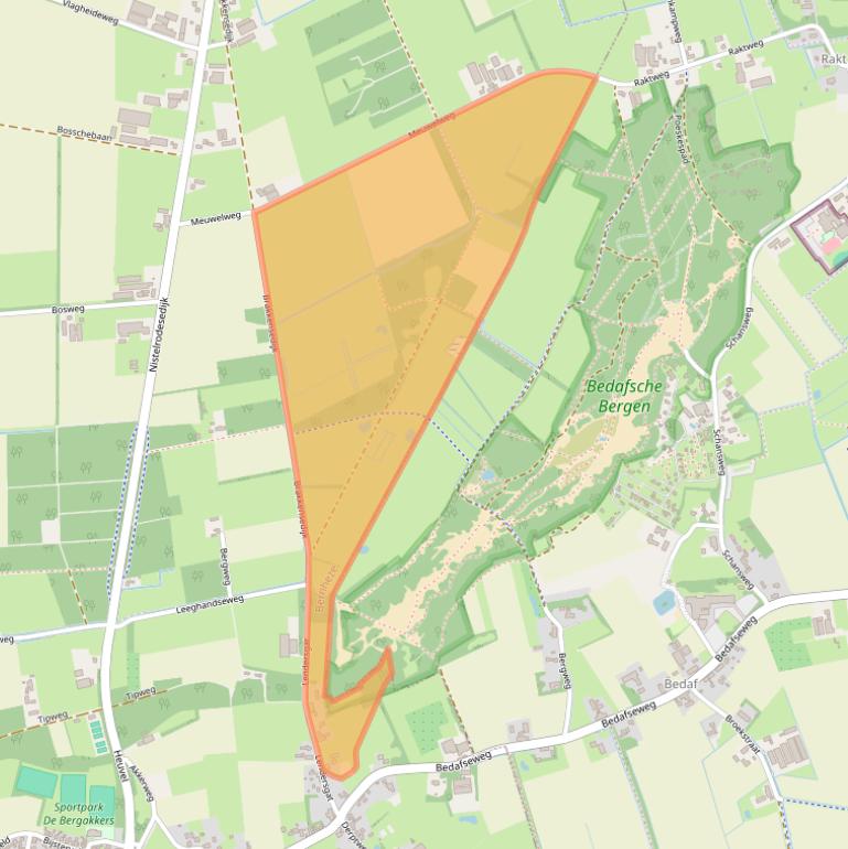 Kaart van postcodegebied 5476VR.