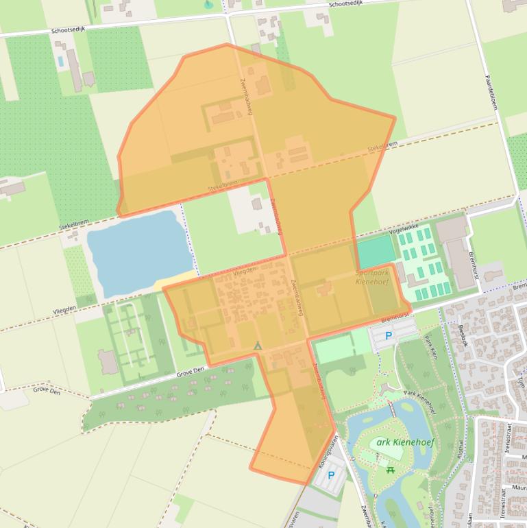 Kaart van postcodegebied 5491TE.