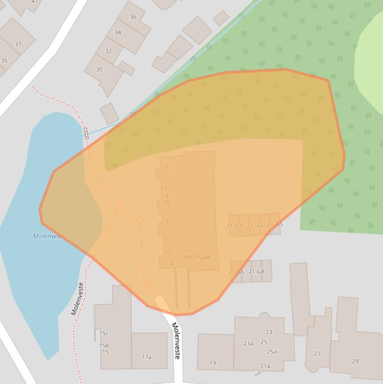 Kaart van postcodegebied 5492AP.