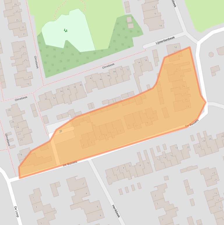 Kaart van postcodegebied 5501CH.