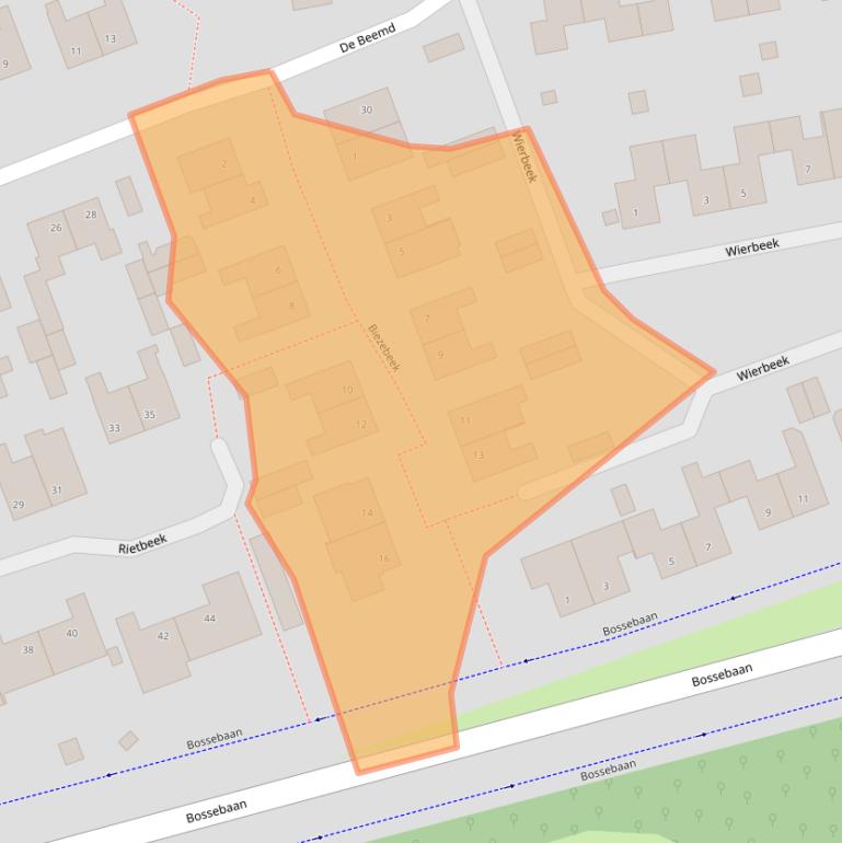 Kaart van postcodegebied 5501EN.