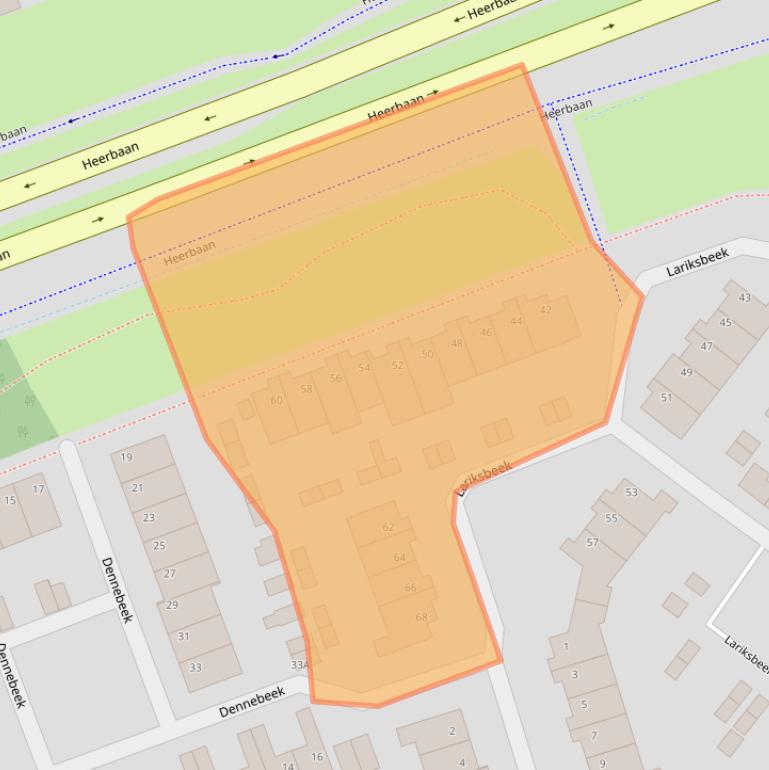 Kaart van postcodegebied 5501GT.