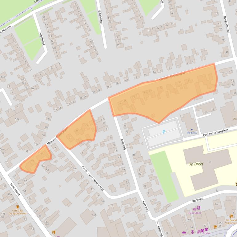 Kaart van postcodegebied 5504BG.