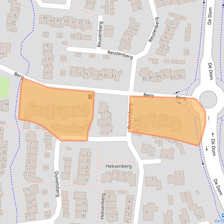 Kaart van postcodegebied 5508AZ.