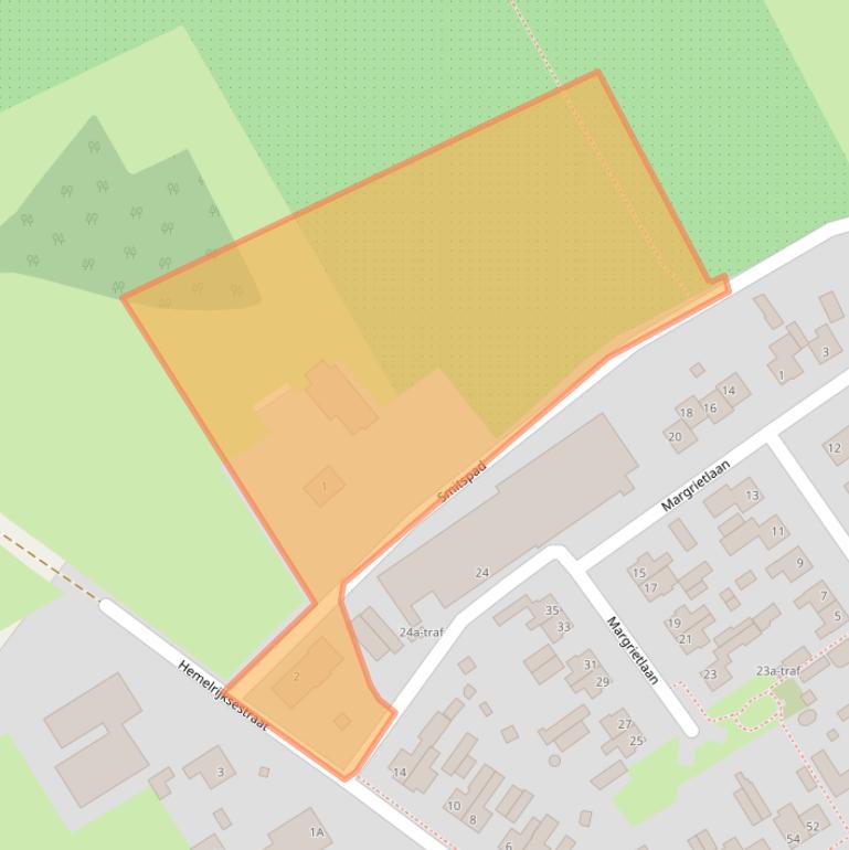 Kaart van postcodegebied 5513DA.