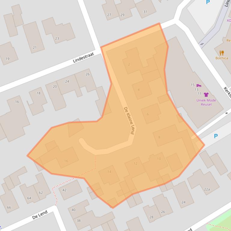 Kaart van postcodegebied 5541KA.