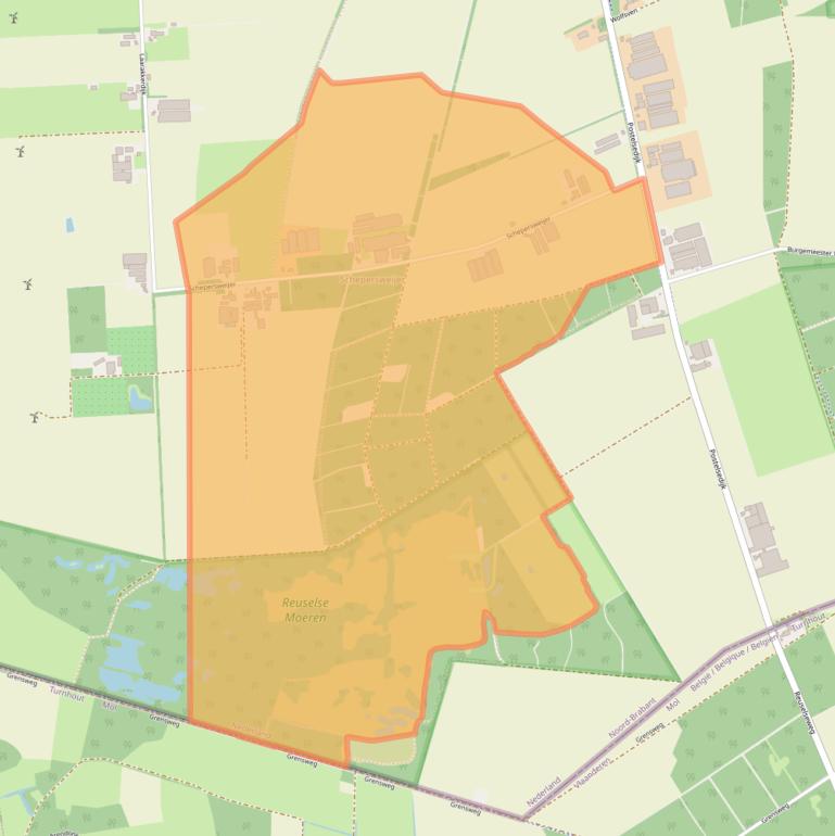 Kaart van postcodegebied 5541NN.