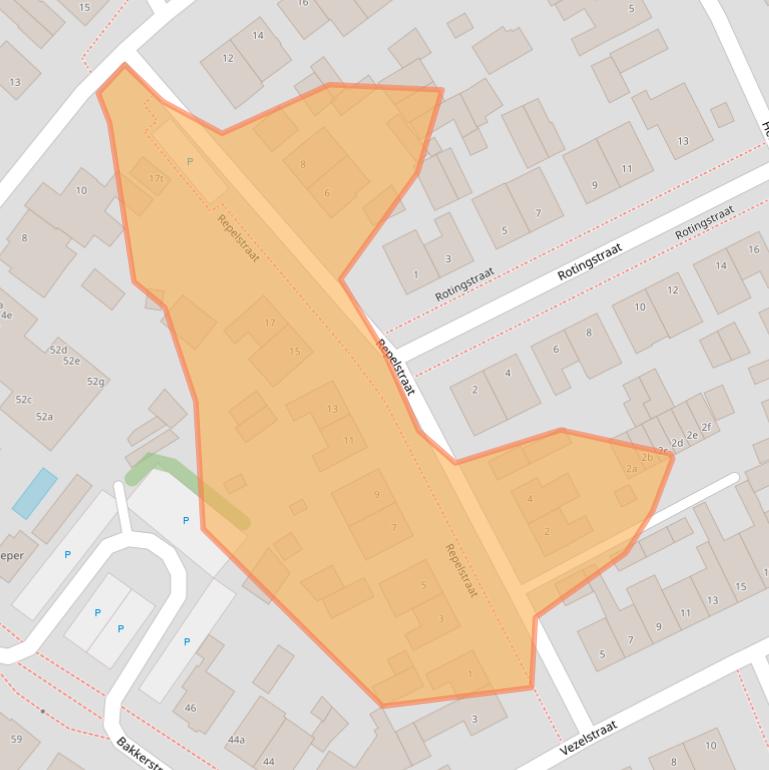 Kaart van postcodegebied 5541VR.