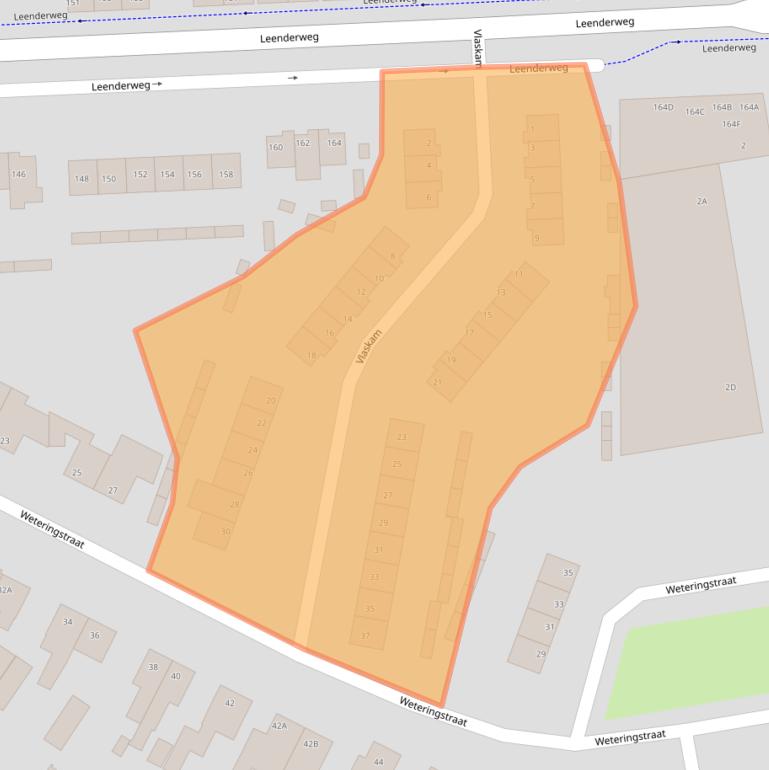 Kaart van postcodegebied 5555KP.