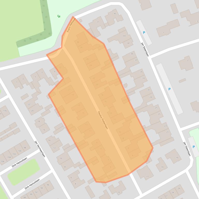 Kaart van postcodegebied 5591AG.