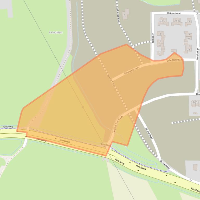 Kaart van postcodegebied 5591SV.