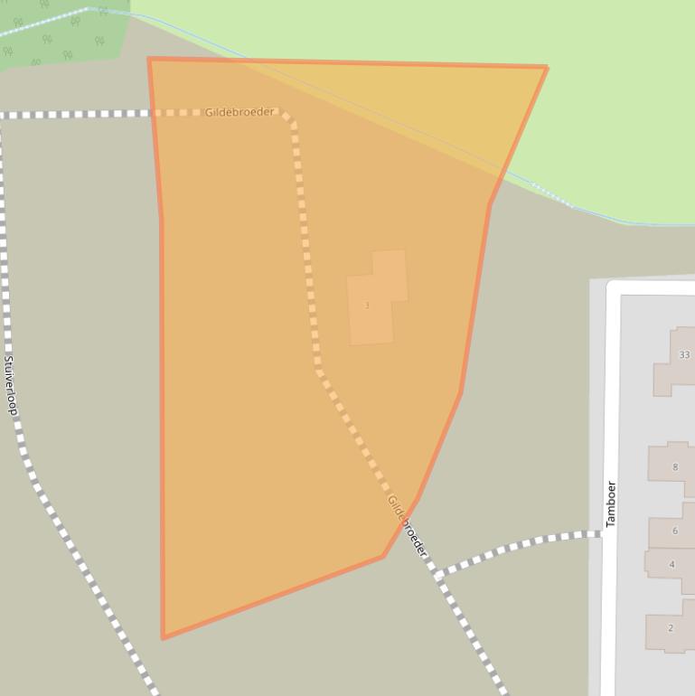 Kaart van postcodegebied 5591SW.