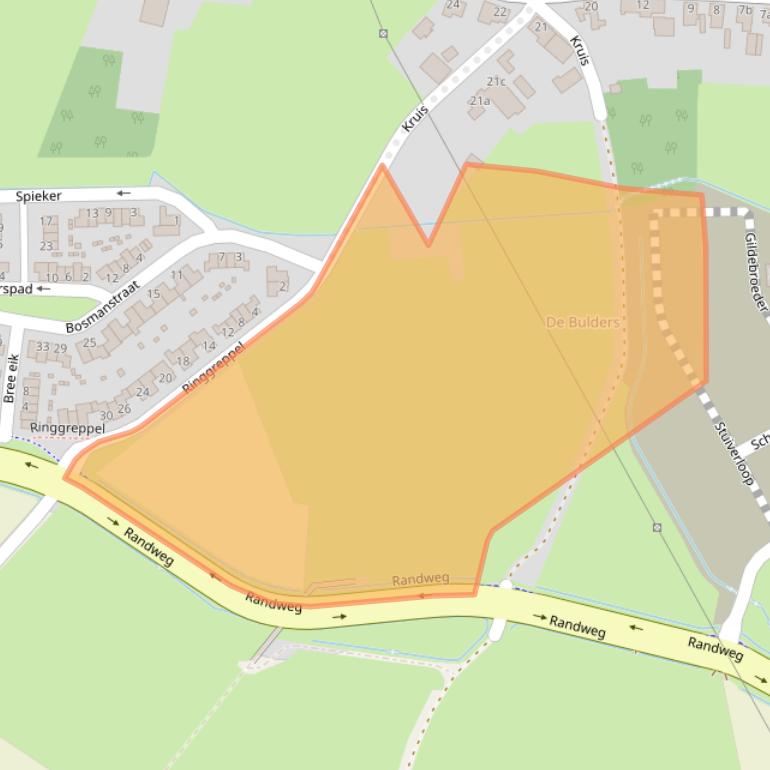 Kaart van postcodegebied 5591SX.