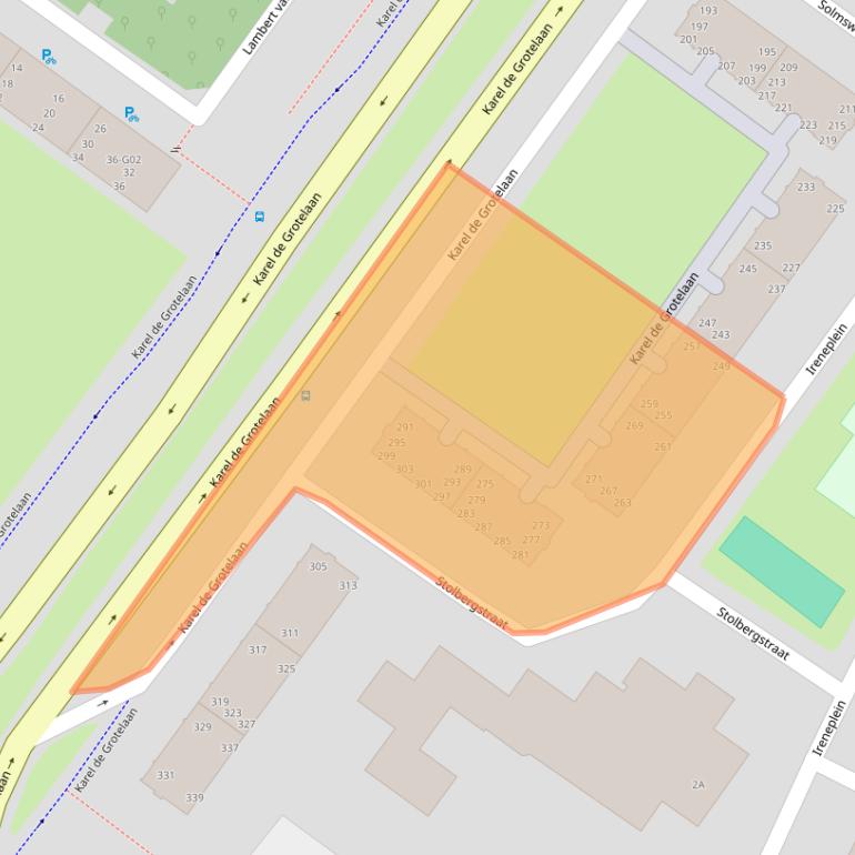 Kaart van postcodegebied 5615SW.