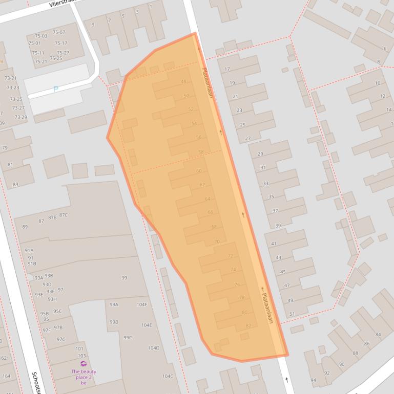 Kaart van postcodegebied 5616LR.