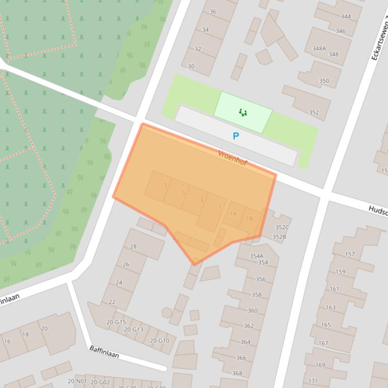 Kaart van postcodegebied 5623PJ.