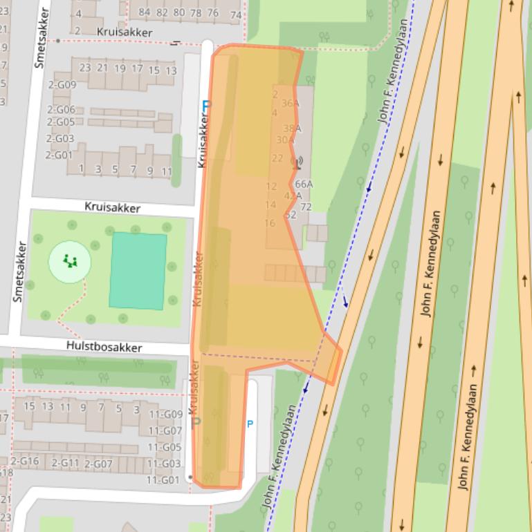 Kaart van postcodegebied 5625SC.