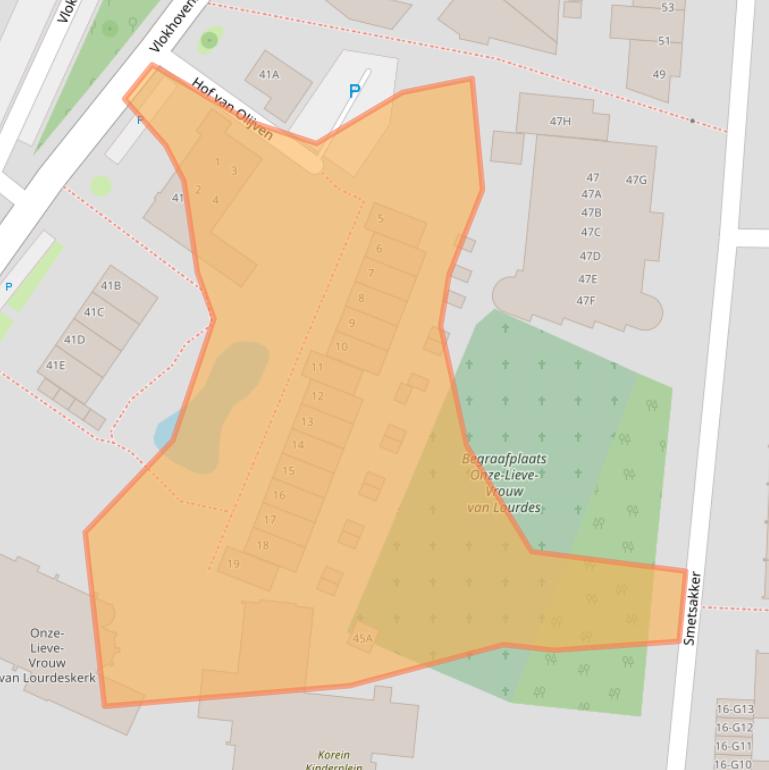 Kaart van postcodegebied 5625WS.