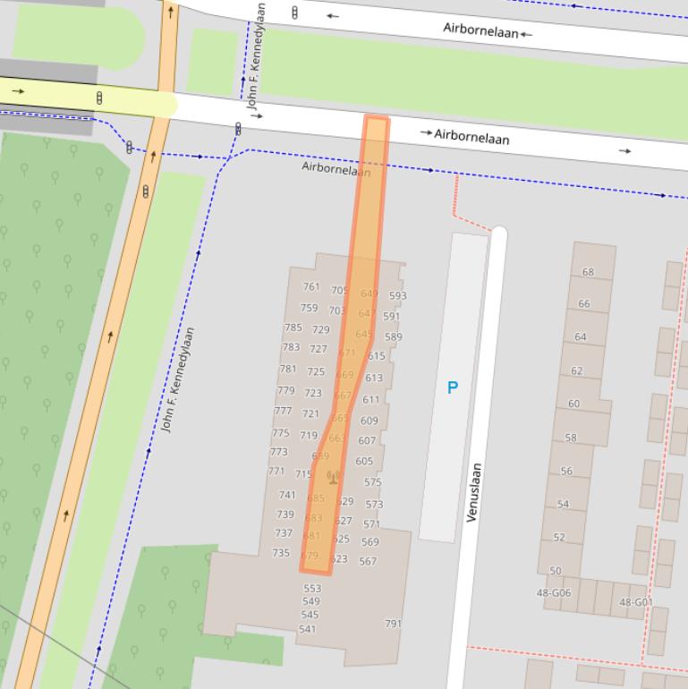 Kaart van postcodegebied 5632HT.
