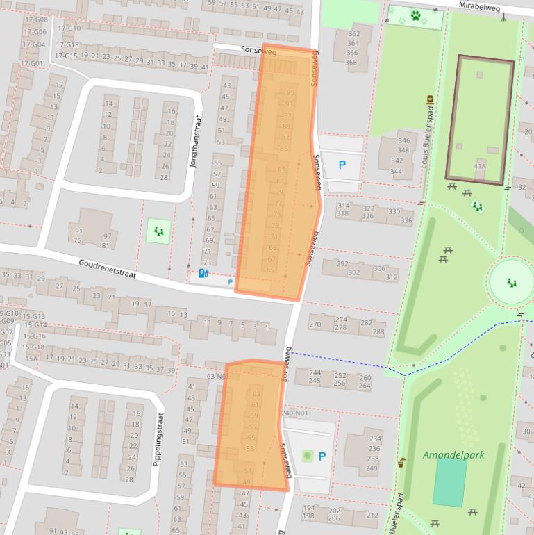 Kaart van postcodegebied 5632NB.