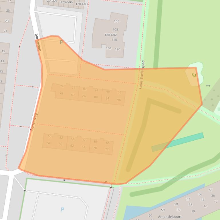 Kaart van postcodegebied 5632ND.